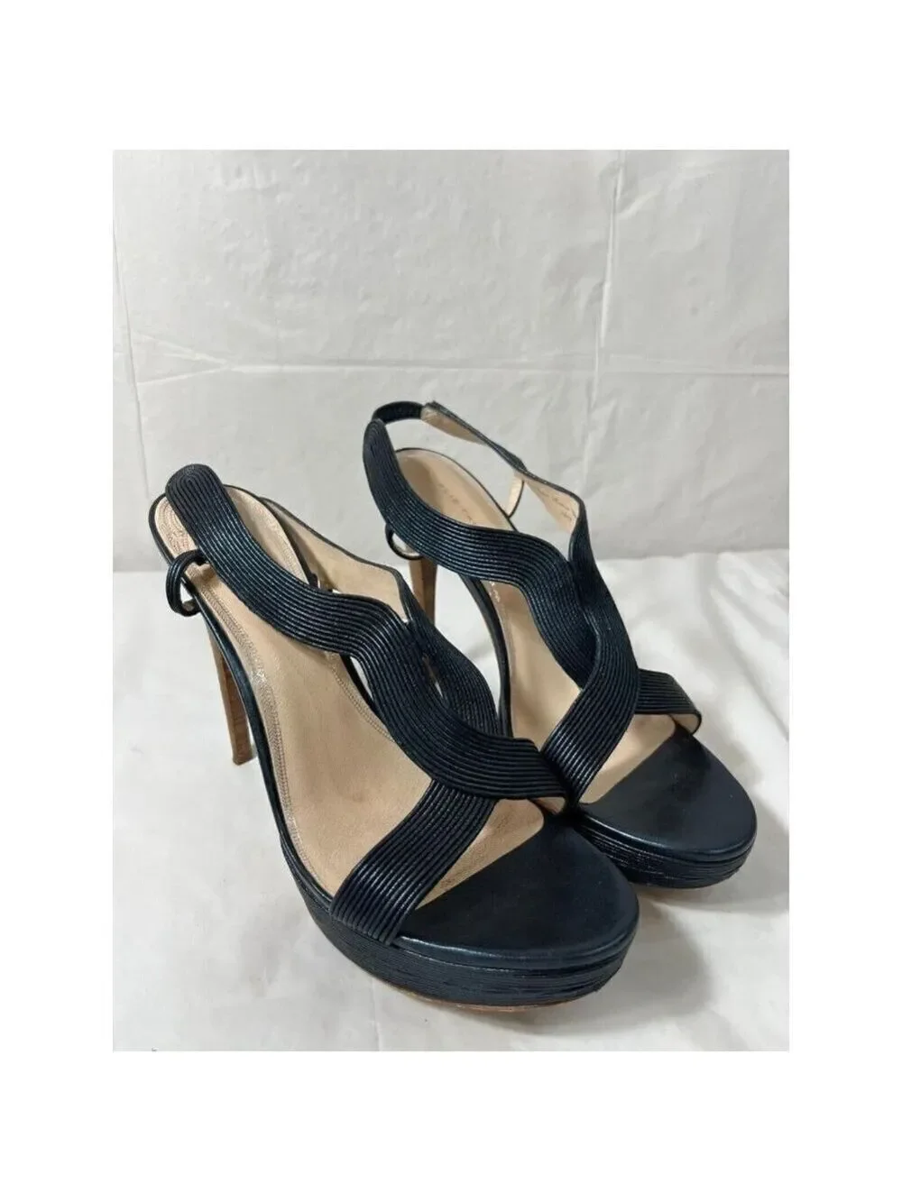 Elie Tahari Cleopatra Platform Sandals Heels size 9.5